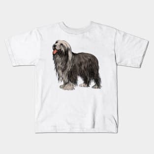 Cute Bearded Collie Kids T-Shirt